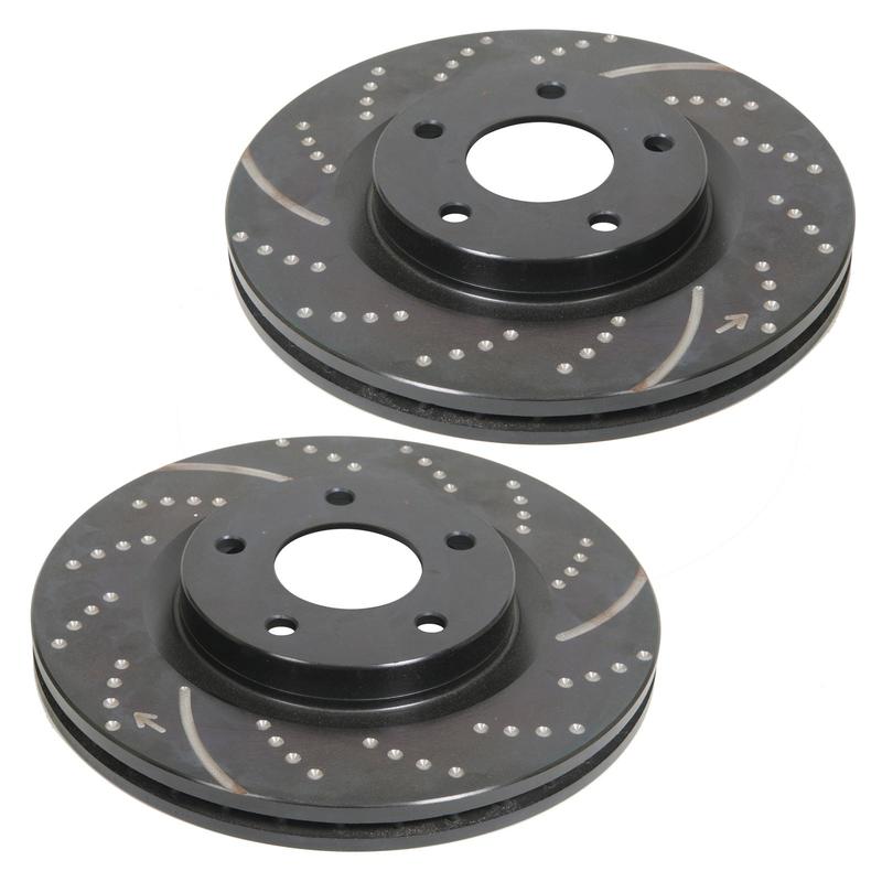 EBC 3GD Slotted-Dimpled Rear Rotors 08-up Challenger SRT-8